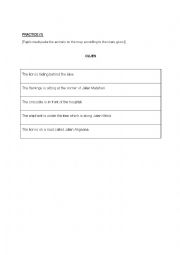 English Worksheet: direction