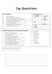 tag questions advanced worksheet esl worksheet by atomaru