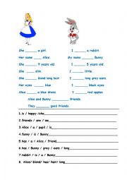 English Worksheet: Have-has or to be