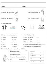 worksheet and exam sheet - ESL worksheet by psycho9381