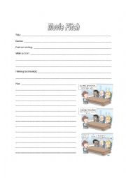 English Worksheet: Movie Pitch