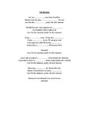 Taxman The Beatles worksheet