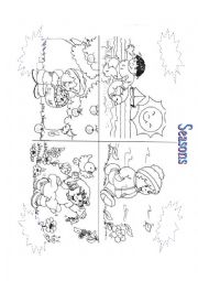 Seasons - ESL worksheet by teresabel