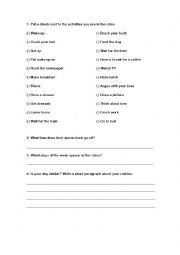 English Worksheet: Bad Day