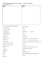 English Worksheet: ADJECTIVES FOR THE WEEKEND - VOCABULARY - DESCRIBING