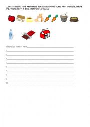 English Worksheet: There is / There are