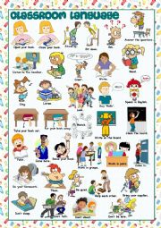 Classroom Language Picture Dictionary
