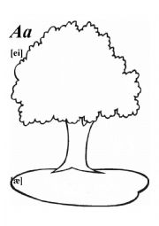 English Worksheet: Aa_phonic_tree