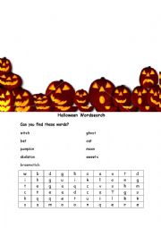 English Worksheet: Halloween