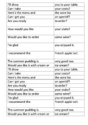 English Worksheet: delicious English