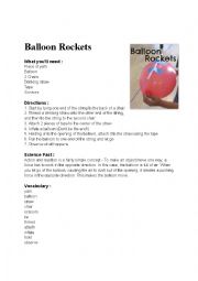 English Worksheet: Easy science experiment with young ones