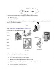 English Worksheet: Dream Job