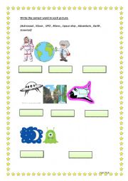 English Worksheet: new vocabulary