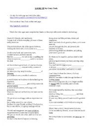 English Worksheet: Look up worksheet