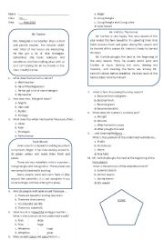 English Worksheet: Descriptive text quiz