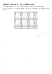 Silent letter word search
