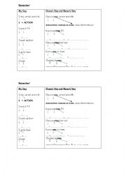 English Worksheet: 3rd person systematization
