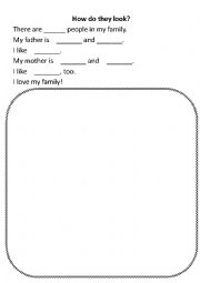 English Worksheet: FAMILY