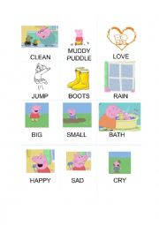 English Worksheet: flash peppa pig s01e01&02 1