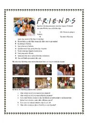 English Worksheet: The One in Barbados, Friends Chapter