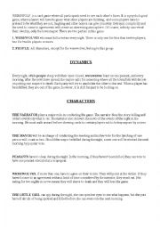 GAME WEREWOLF instructions and script for narrator