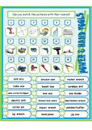 tools worksheets