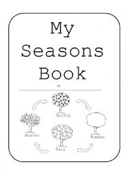 English Worksheet: Season Book