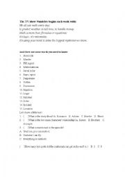 English Worksheet: Num3ers Season 1-1