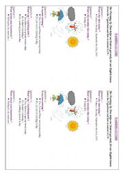 English Worksheet: Warming Up Time !