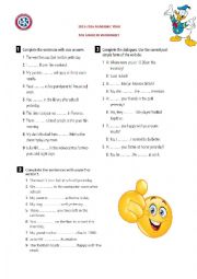 English Worksheet: WAS-WERE ELEMENTARY WORKSHEET