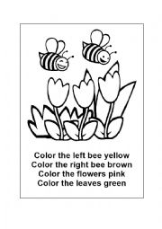 Coloring the picture - ESL worksheet by darkshala321