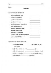 English Worksheet: Directions