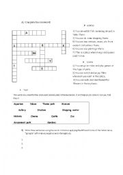 English Worksheet: places and activities