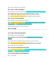 English Worksheet: Conversation - Passive with present continuous and perfect tenses