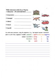 possessives family simple questions