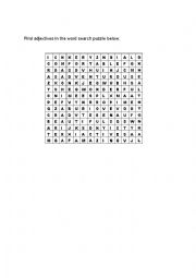 English Worksheet: Word search puzzle