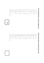 English Worksheet: Year 6 KBSR English Sound System ai and ou 