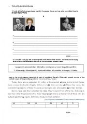 English Worksheet: Modern World Society