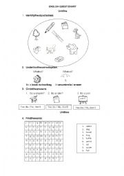 English Worksheet: test for kids about colors