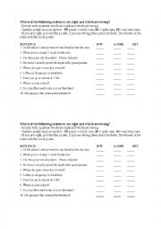 English Worksheet: Present simple x continuous - gambling game
