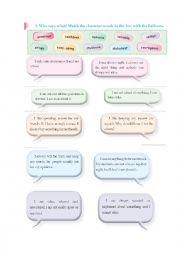 English Worksheet: personality types