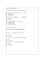 English Worksheet: Exam