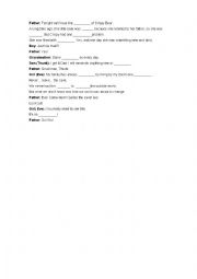 English Worksheet: The Croods Trailer