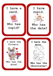 Valentines Speaking Cards