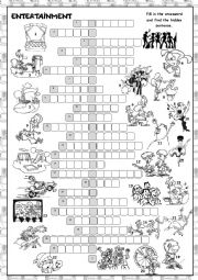 Entertainment Crossword Puzzle