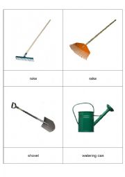 garden tools - ESL worksheet by mimissori