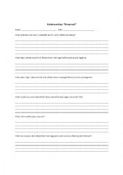 Fireproof Movie Worksheet