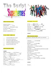 The Script - Superheroes (Lyrics) 
