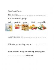My food facts