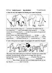 English Worksheet: save the earth/ module 3 lesson 4  students book  Tunisian schools